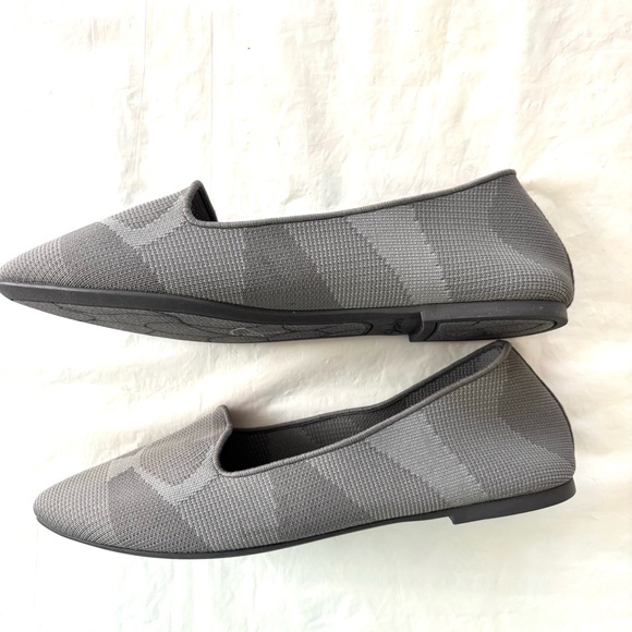 Skechers Cleo- Sherlock Knit Gray Ballet Flats Loafers SZ 8.5 NWOT - Picture 5 of 13